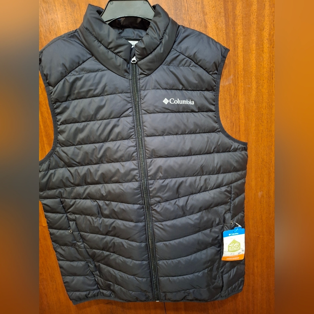 Columbia Foster Falls Mens Omni-Shield Puffer Vest XL Black